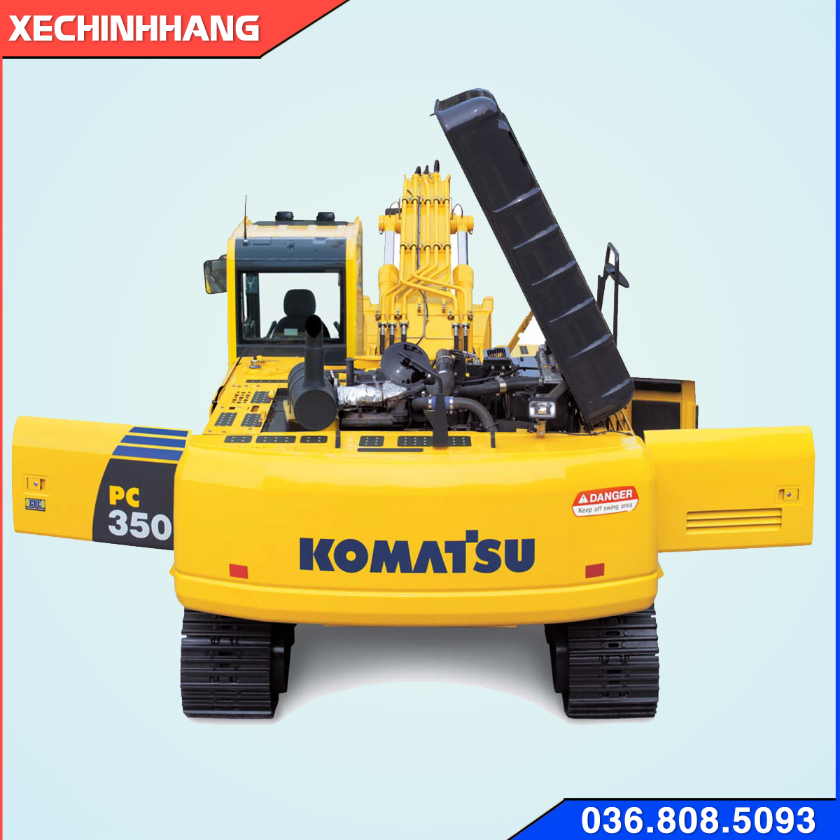 Đuôi máy Komatsu 350