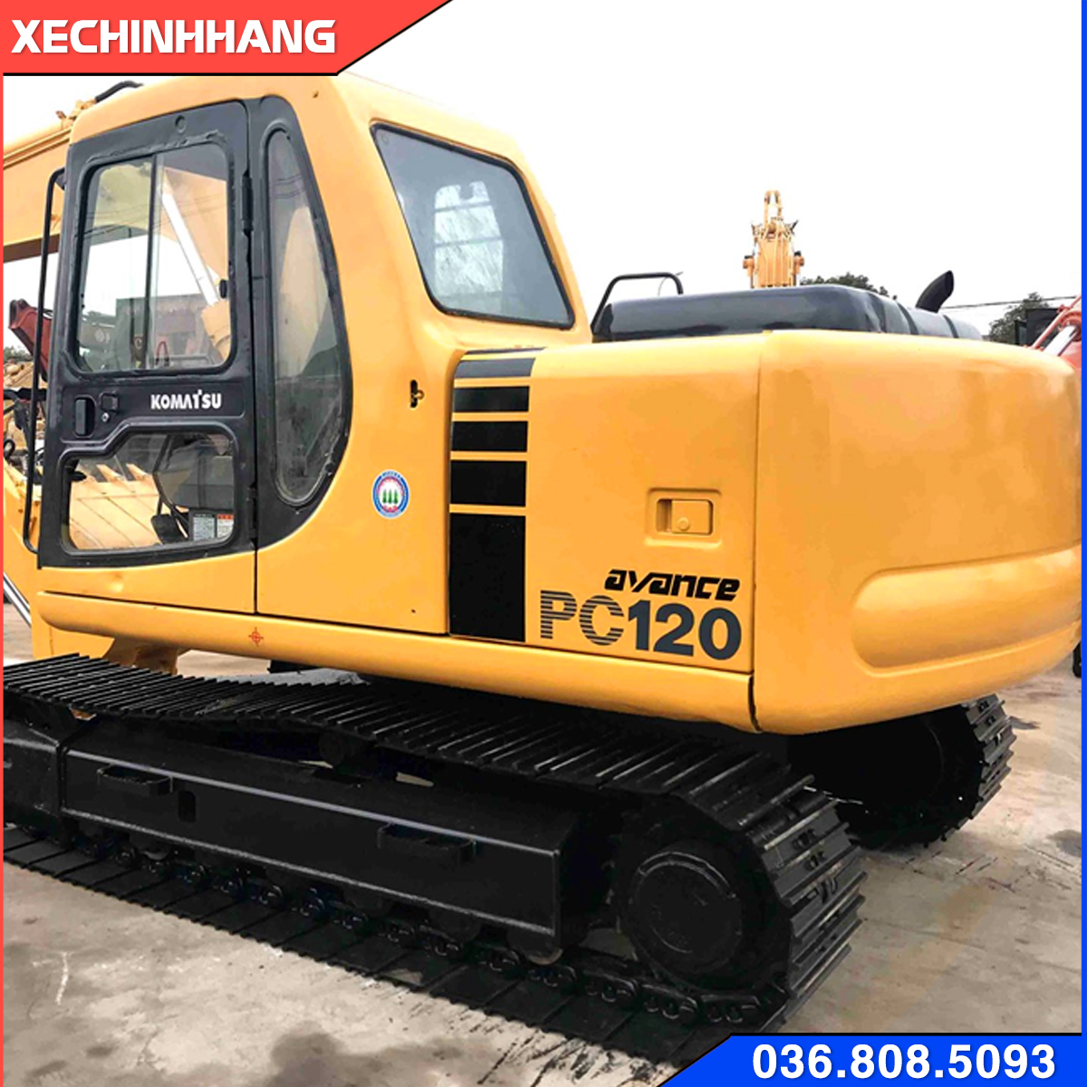 Đuôi xe Komatsu 120
