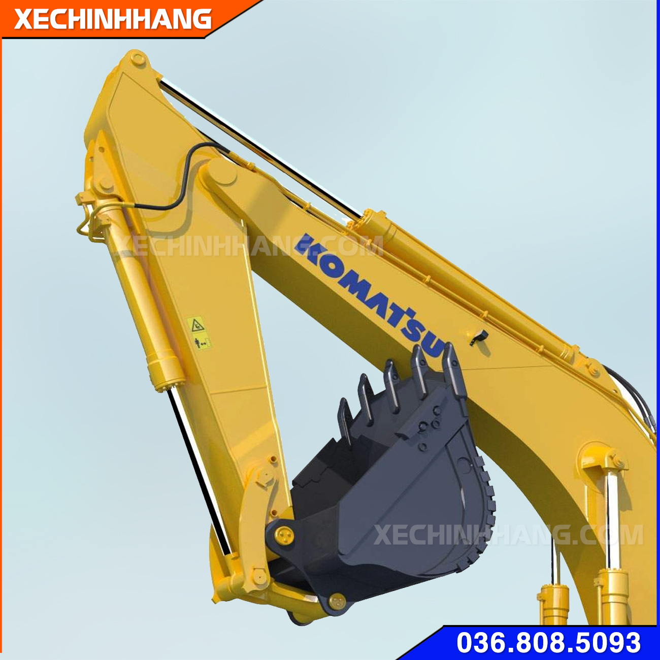Gầu xúc Máy xúc Komatsu 800