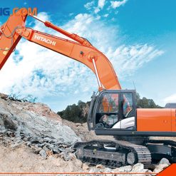 Máy đào Hitachi ZX330 phá đá