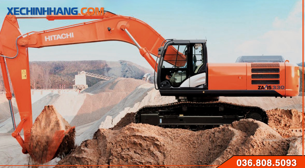 May dao Hitachi ZX330 xuc cat