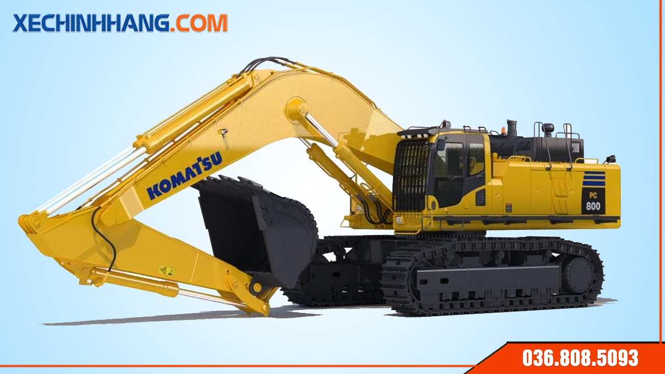 Máy đào Komatsu PC800 mới