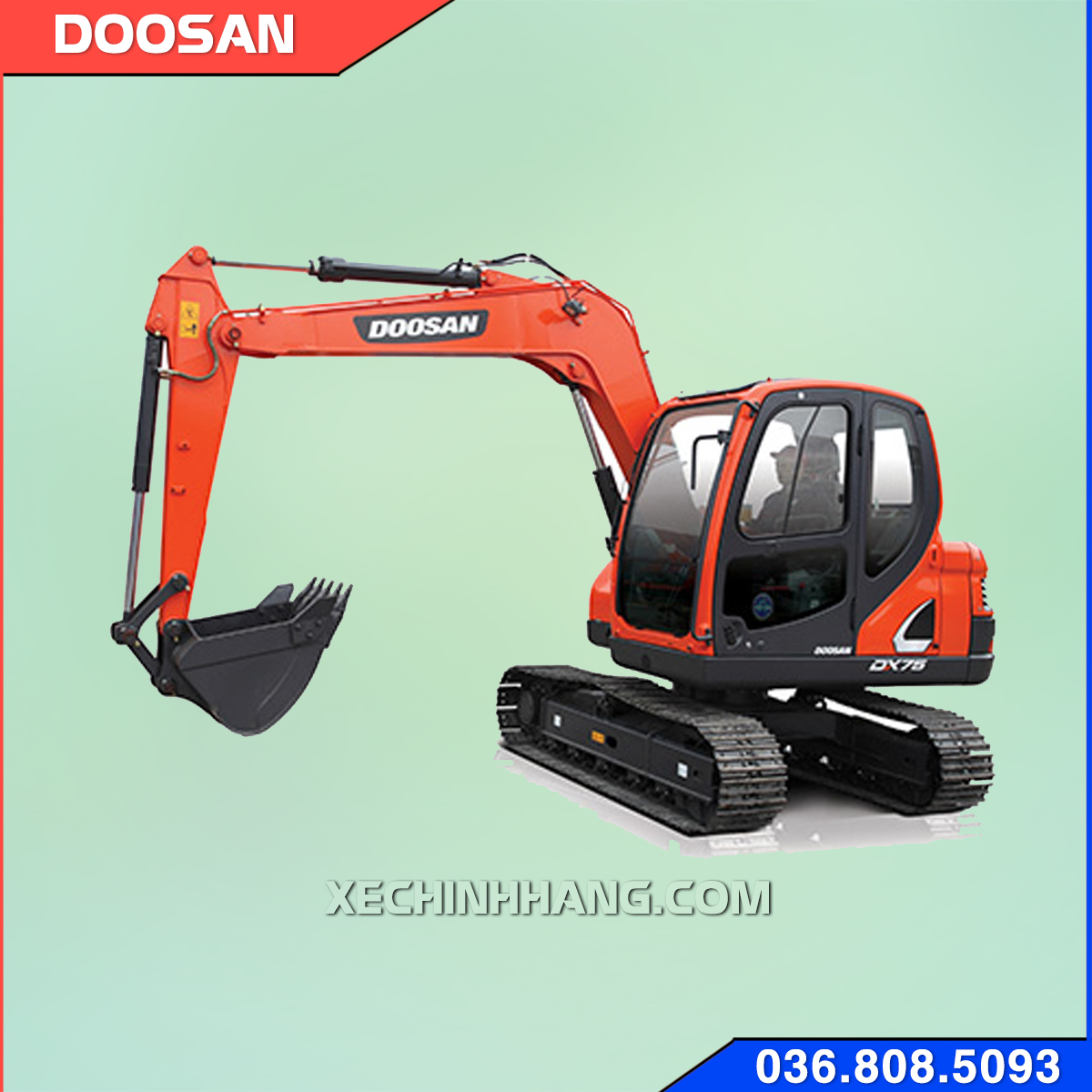 Máy xúc Doosan 75