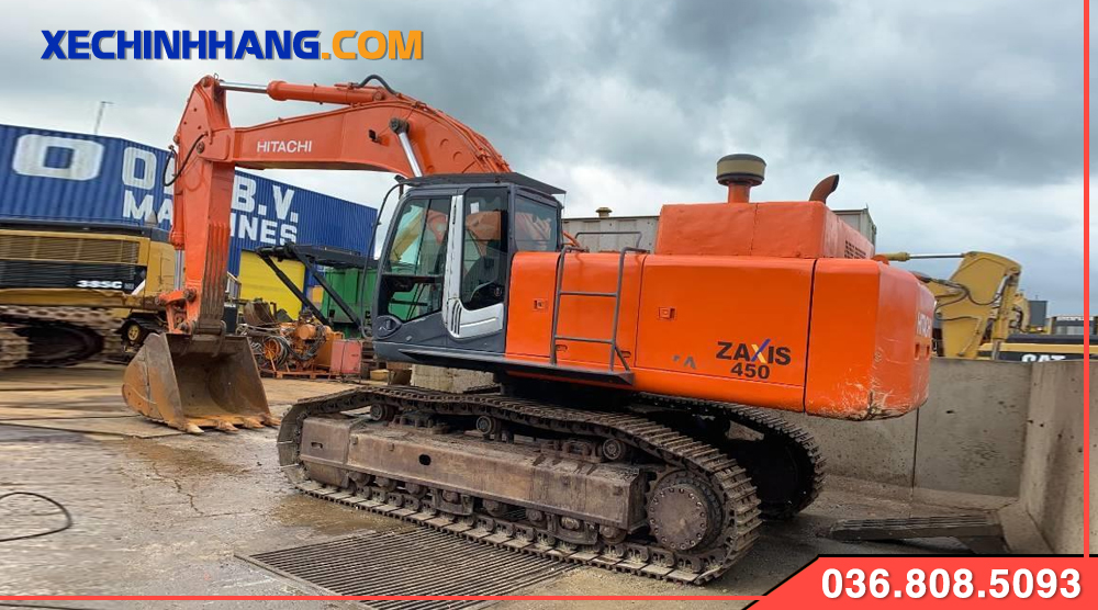 Máy xúc Hitachi 450 bánh xích cũ