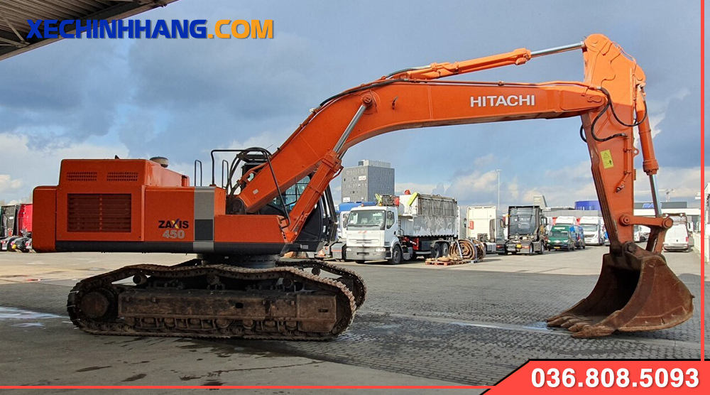 Máy xúc Hitachi 450 cũ đời 2009