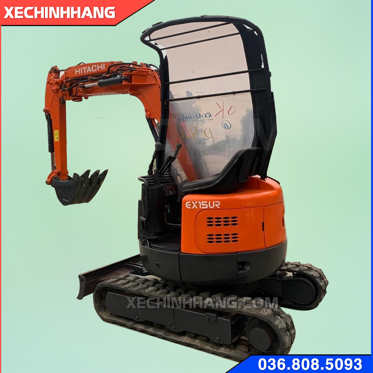 May xuc Hitachi Ex15 UR