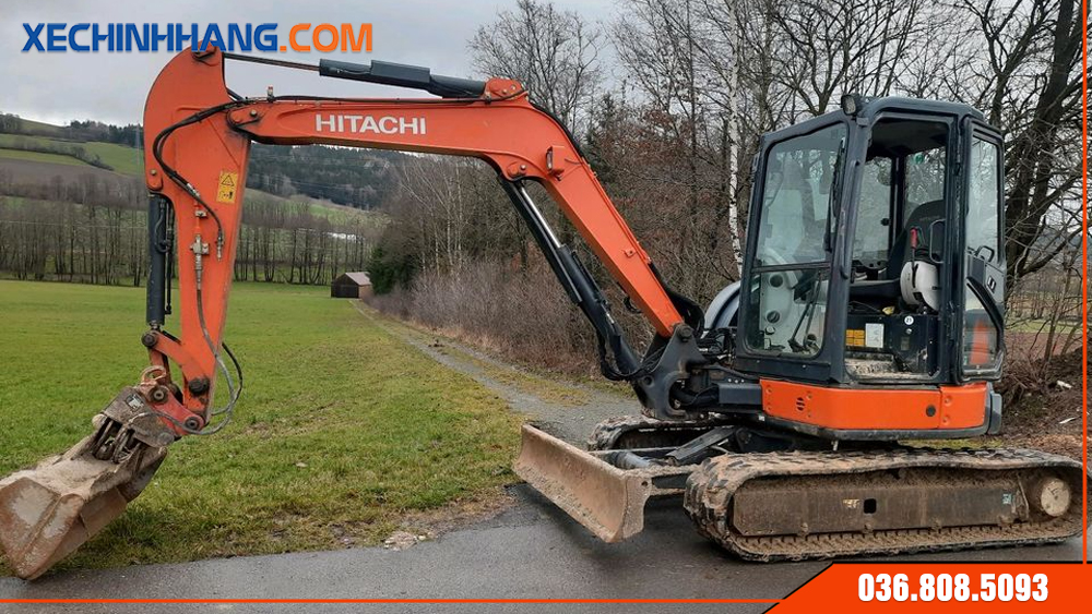 May xuc Hitachi Zaxis 55U doi 2012