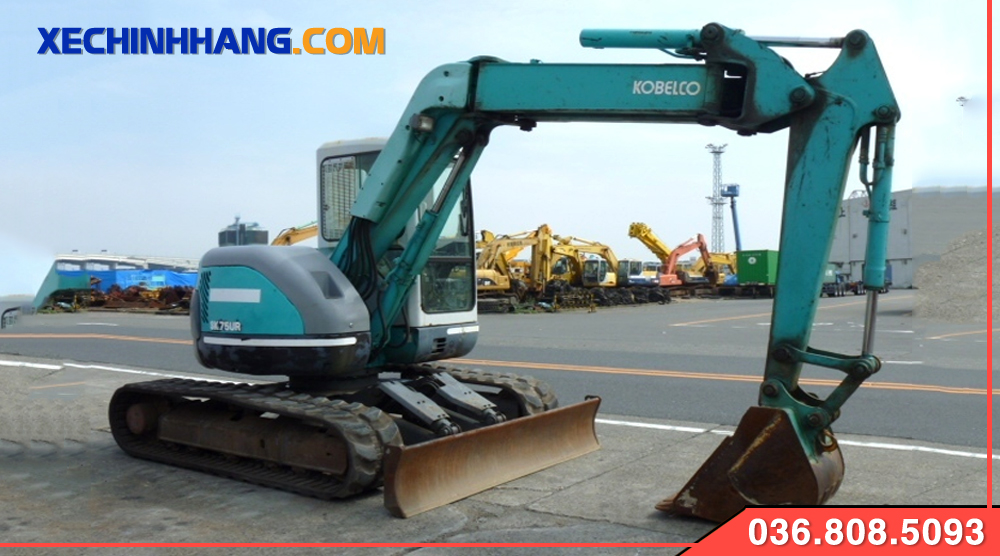 Máy xúc Kobelco SK75 cũ đời 2009