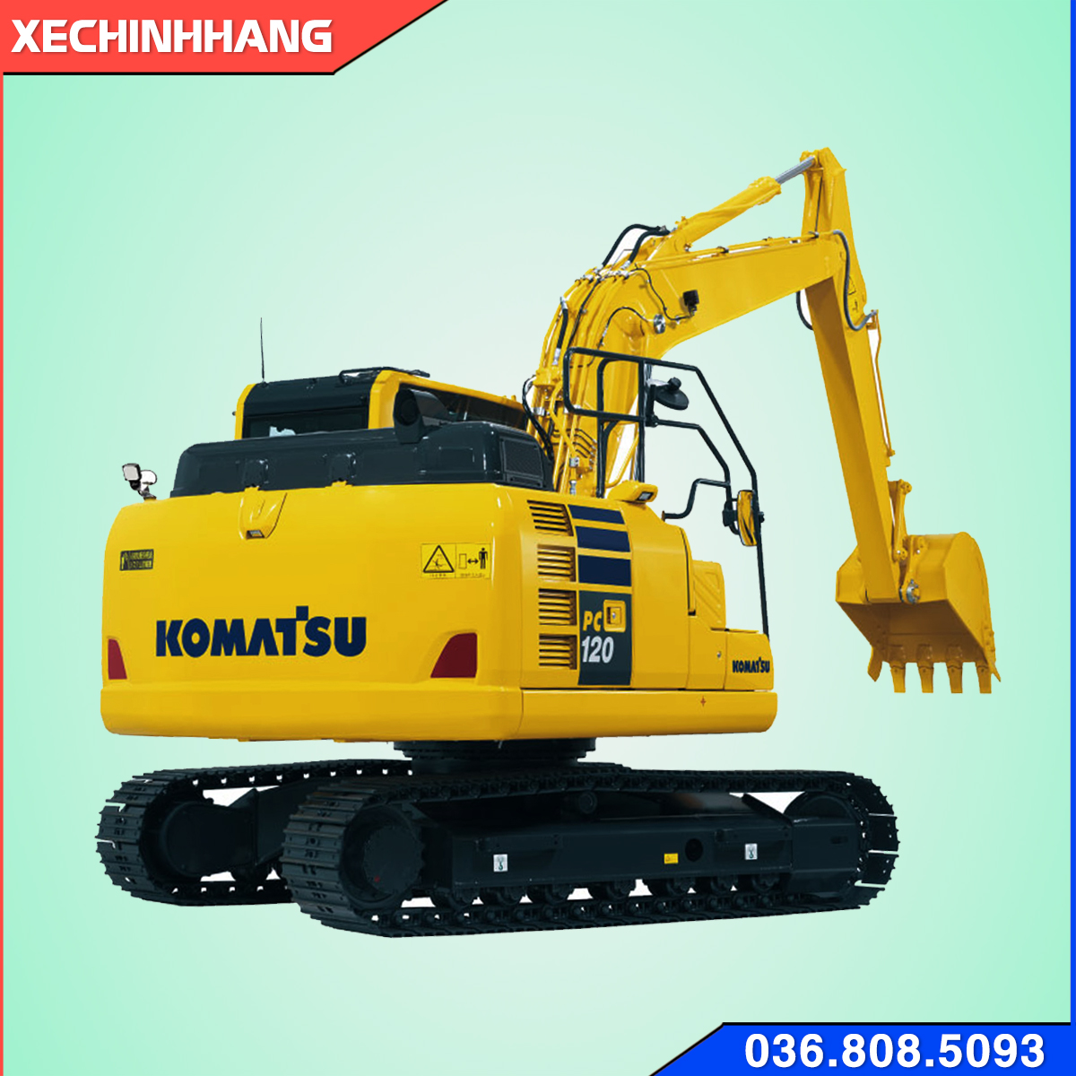Máy xúc Komatsu 120 Bánh xích