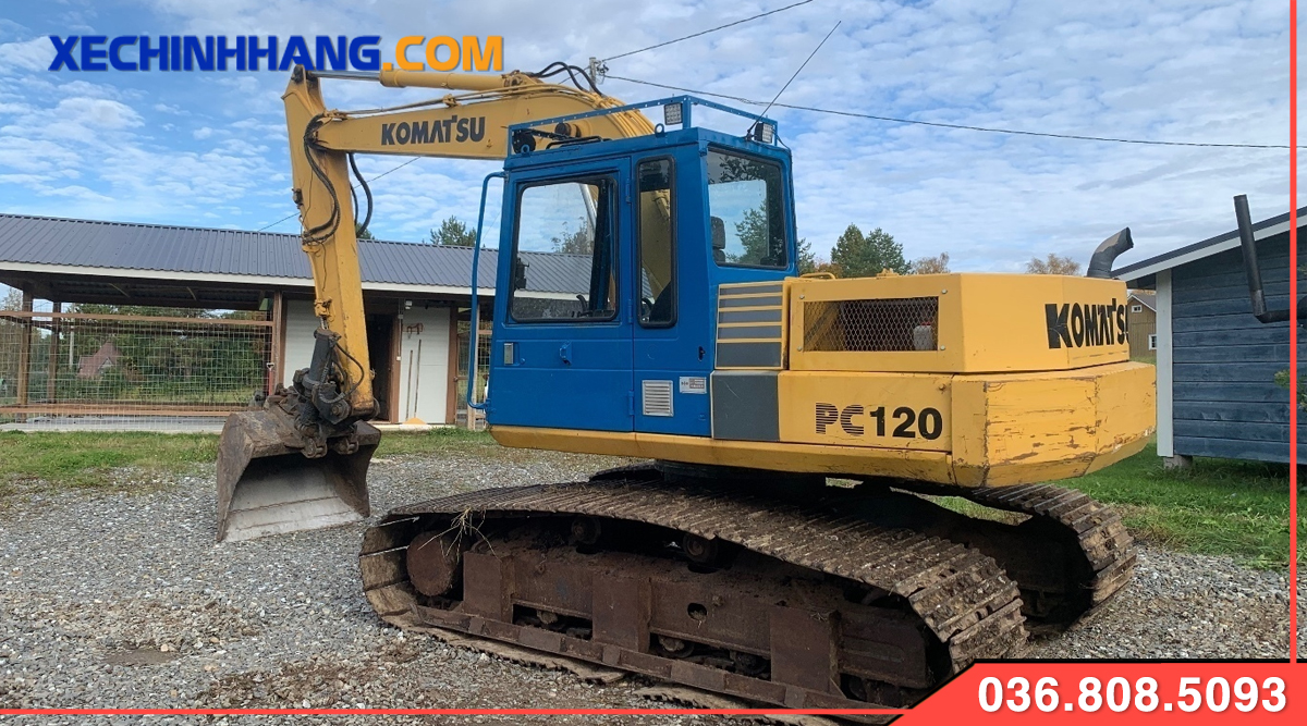Máy xúc Komatsu 120 cũ đời 1999