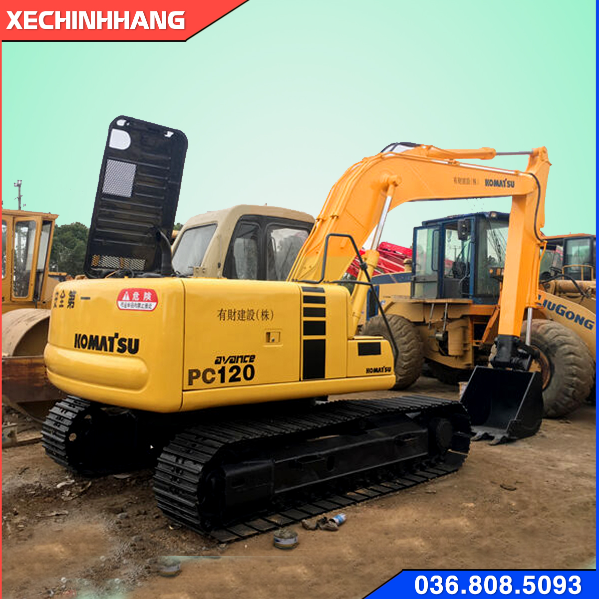 Máy xúc Komatsu 120 mới