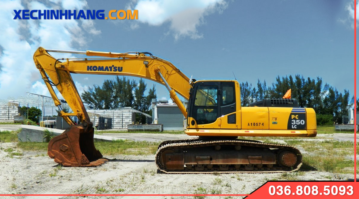 May xuc Komatsu 350 Cu