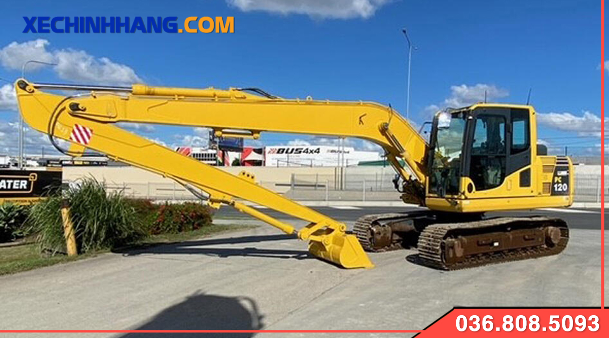 Máy xúc Komatsu PC120 Cần dài