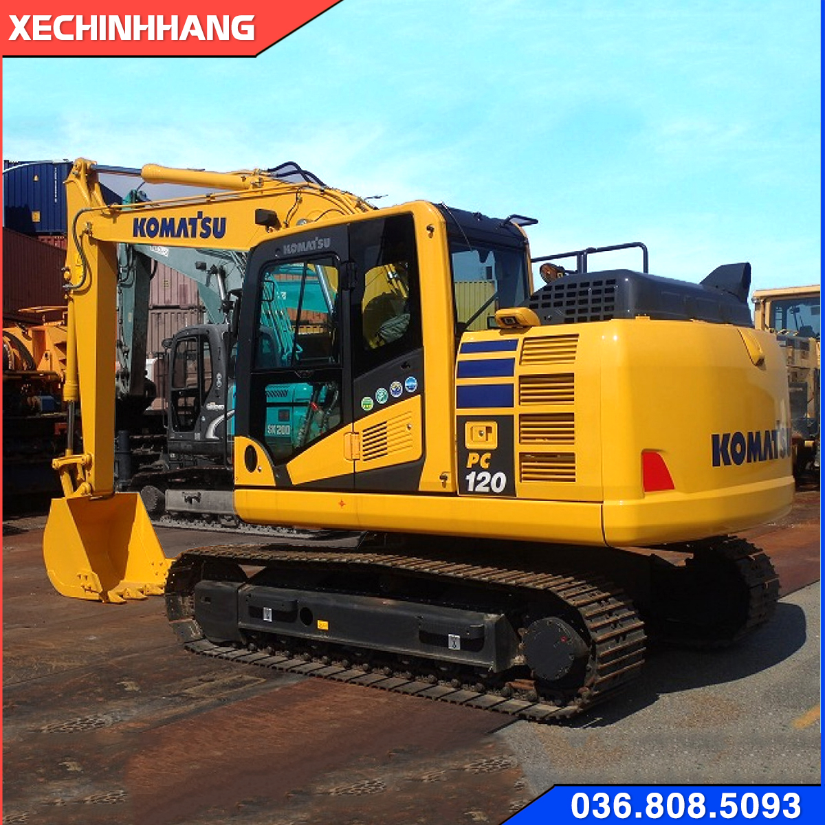 Máy xúc Komatsu Pc120 Cũ
