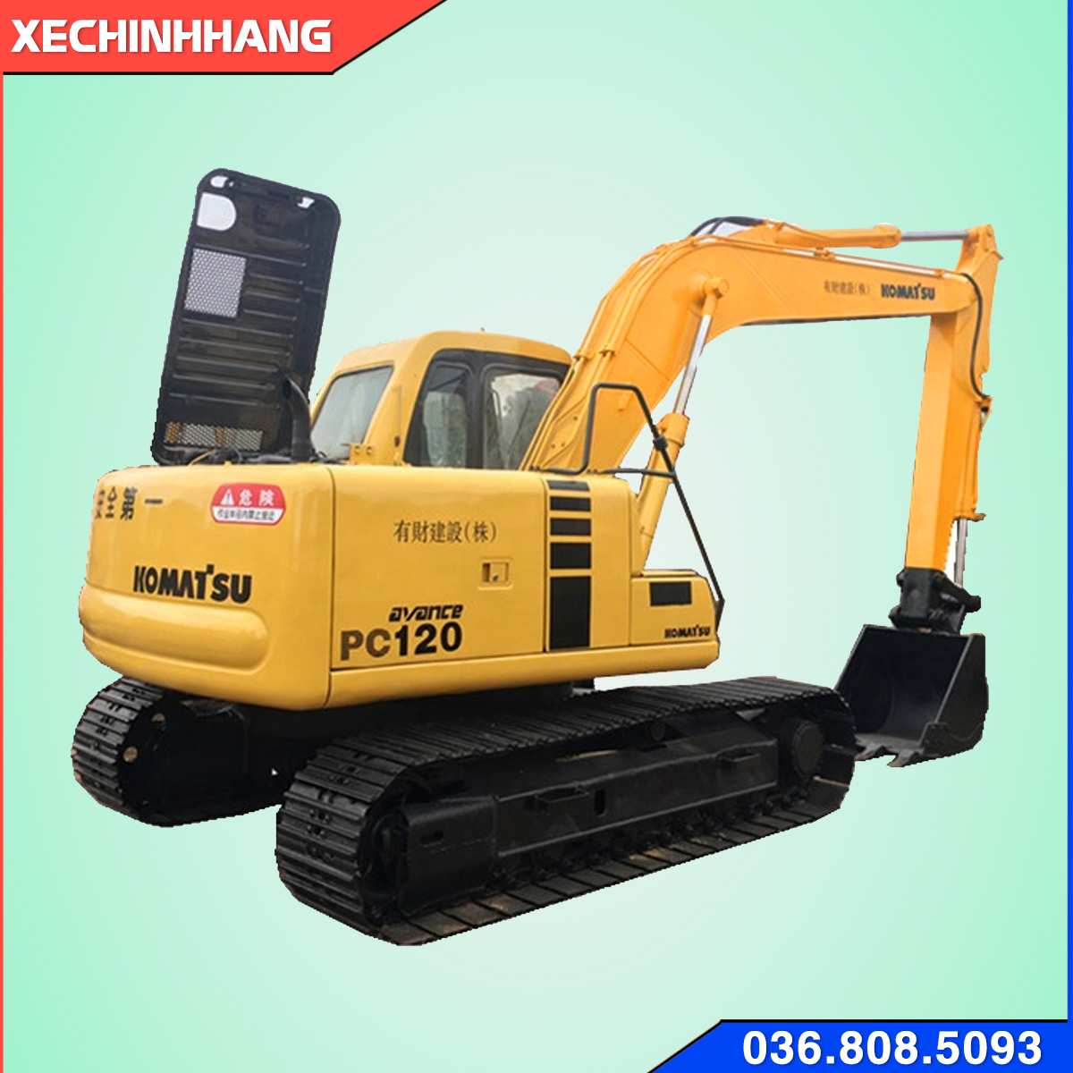 Máy xúc Komatsu bánh xích PC120