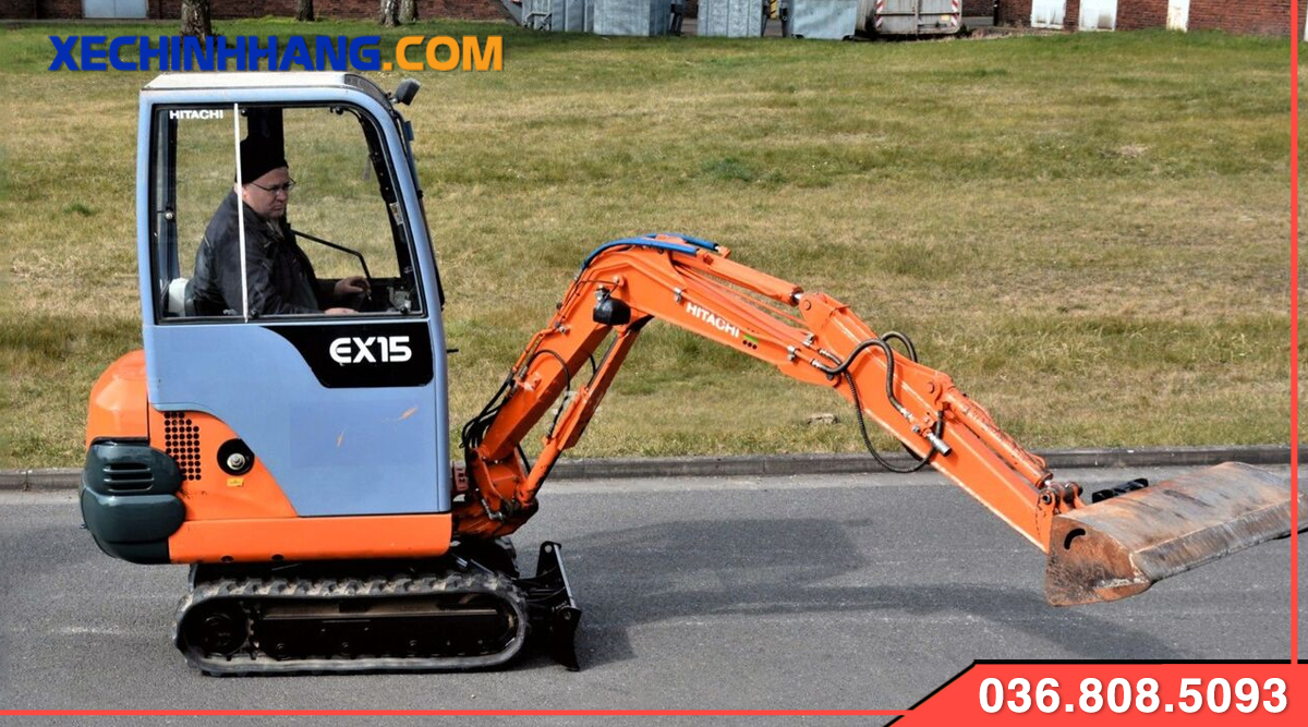 Máy xúc đào Hitachi Ex15