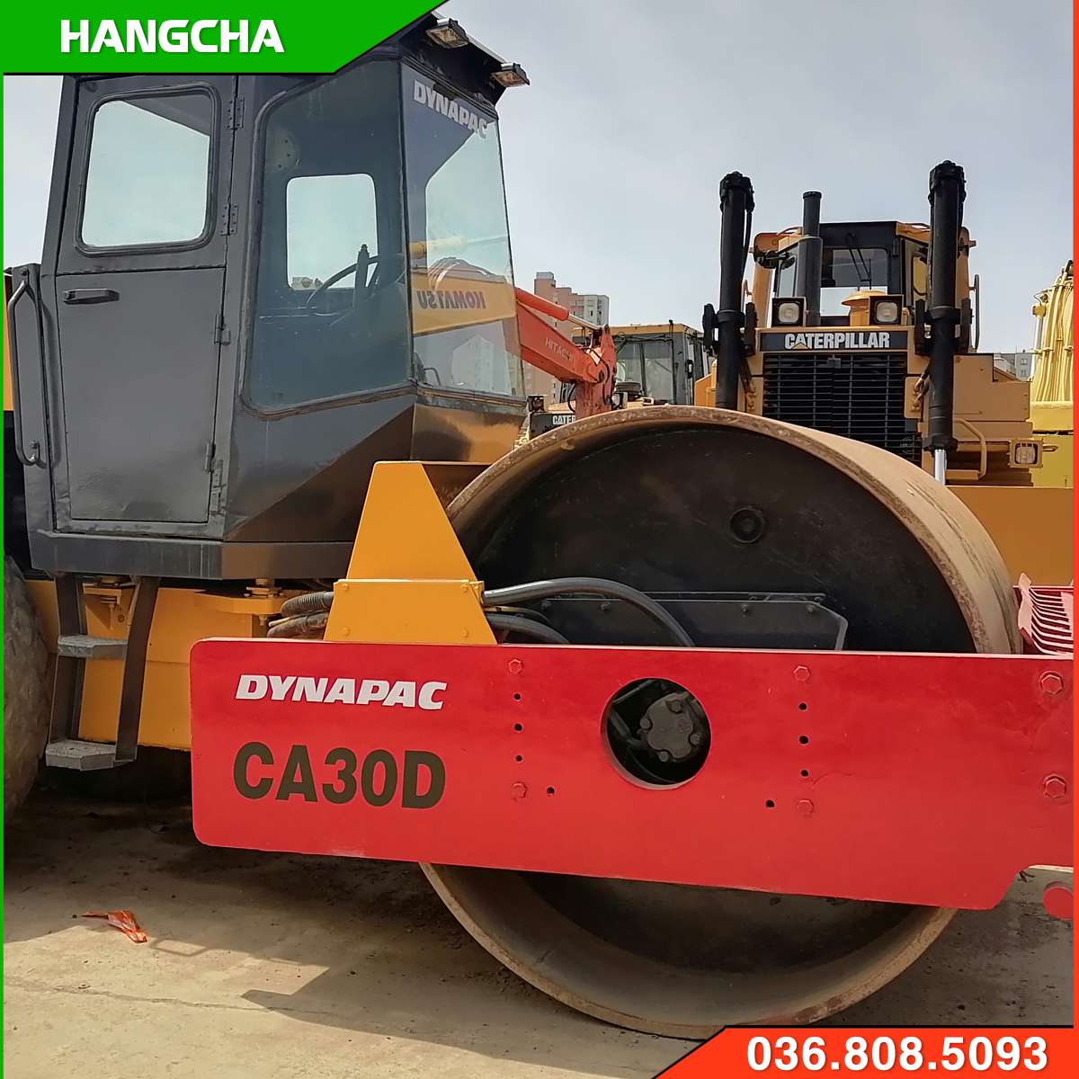 Phía trước Xe Lu Dynapac CA30D