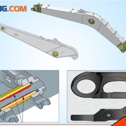 Tay cần xúc đào Komatsu 200-8