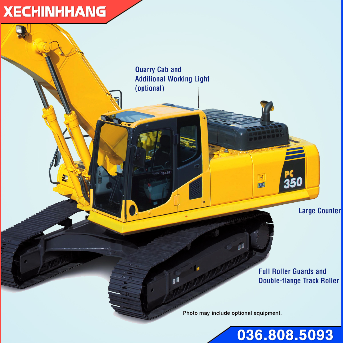 Thân máy xúc Komatsu PC350