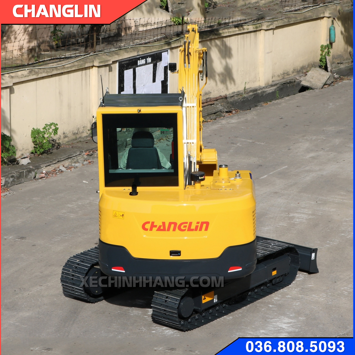Xe cuốc 03 Changlin PC65