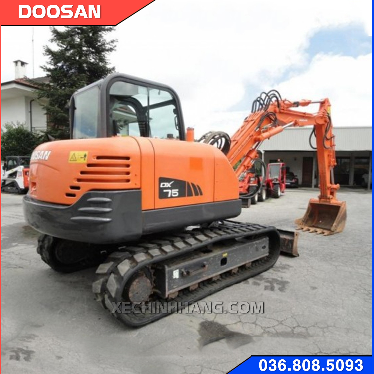 Xe cuốc 03 Doosan
