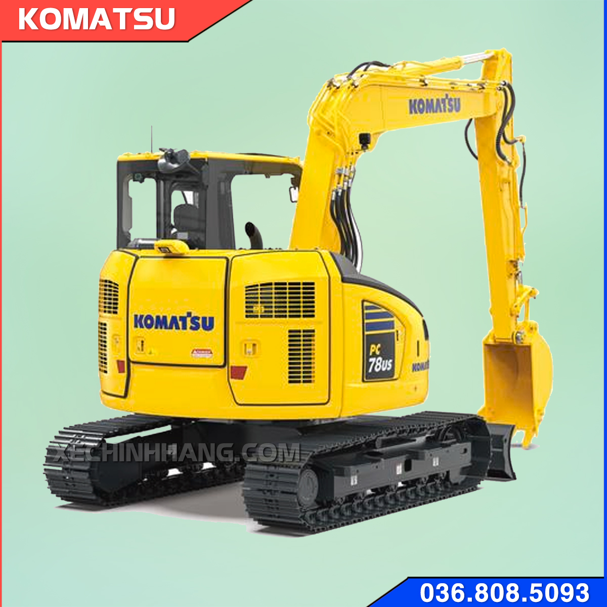 Xe cuốc 03 Komasu PC78