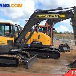 máy xúc Volvo 145 bánh xích sắt, bánh xích cao su