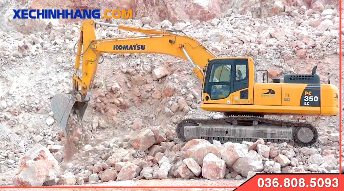 máy xúc đào Komatsu Pc350