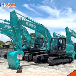 Bãi máy đào bánh xúc Kobelco