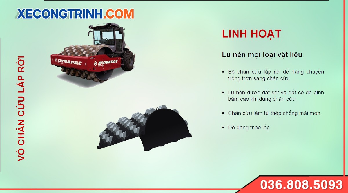Bánh Xe Lu Dynapac CA30D