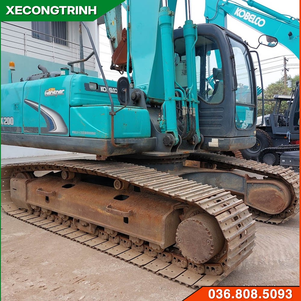 Bánh xích Máy xúc Kobelco sk200-8