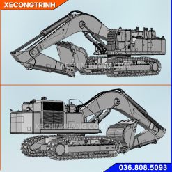 Cấu tạo máy đào Komatsu PC800