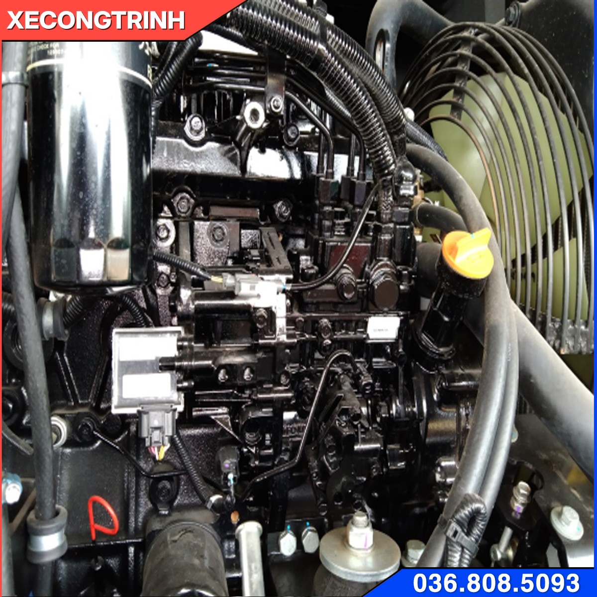 Động cơ máy xúc Doosan Dx75