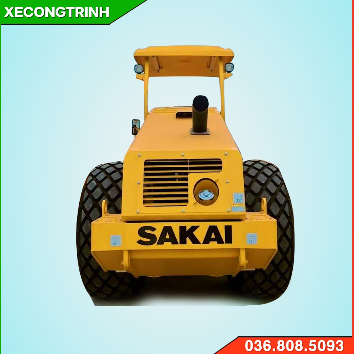 Đuôi Xe Lu Sakai 10 tấn