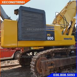 Đuôi xe Máy đào Komatsu PC800