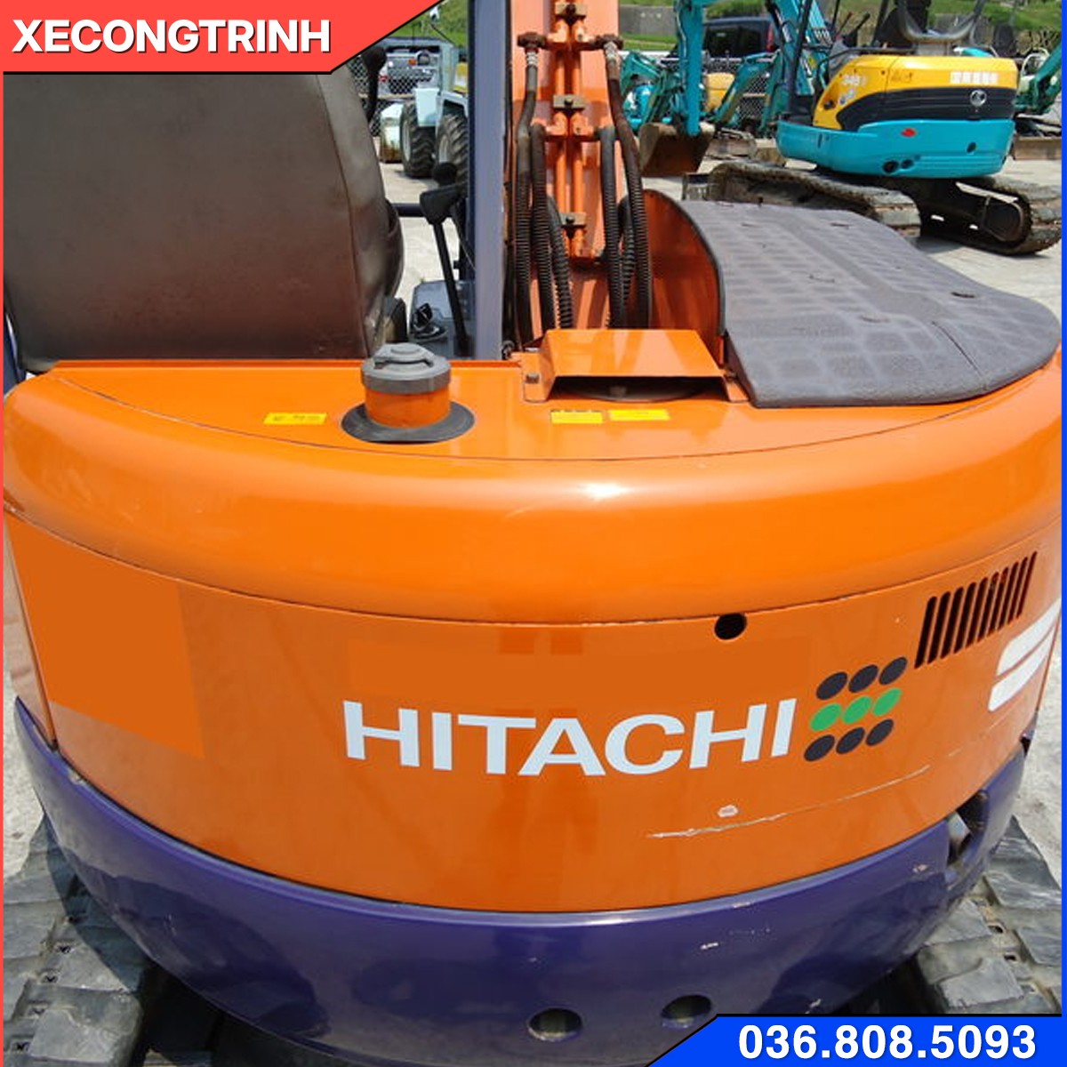 Đuôi xe cuốc Hitachi EX40