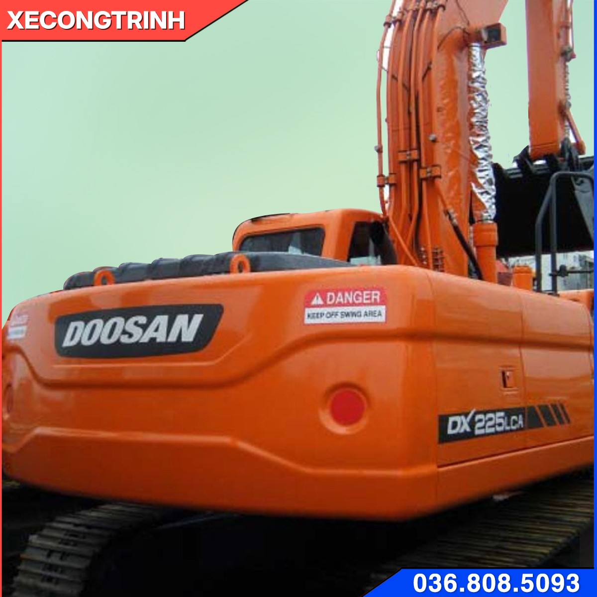 ĐuốiMáy xúc Doosan 225