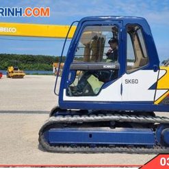 Kobelco SK60 lắp cần cẩu