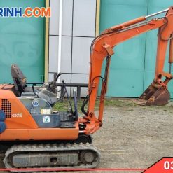 Mặt bên máy xúc mini làm vườn Hitachi Ex15