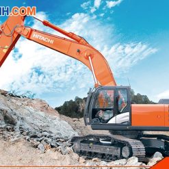 Máy đào Hitachi ZX330 phá đá