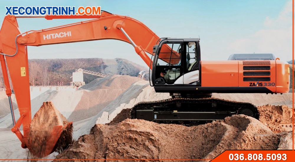 May dao Hitachi ZX330 xuc cat