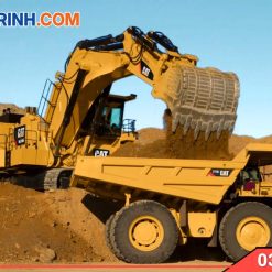 Máy xúc Caterpillar 6020B làm việc