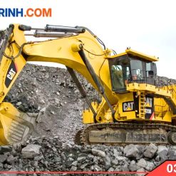 Máy xúc Caterpillar 6020B trên mỏ đá