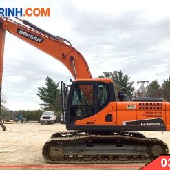 Máy xúc Doosan 225 LG gắn búa máy