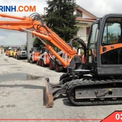 May xuc Doosan 75 banh xich cao su