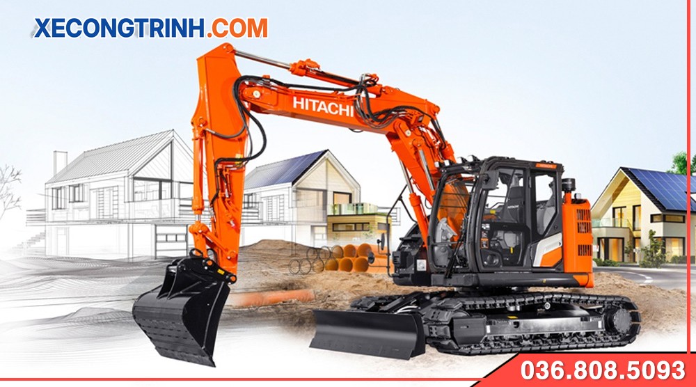 Máy xúc Hitachi 135 bánh xích