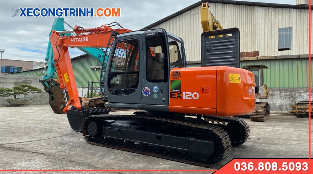 May xuc Hitachi EX120 banh Xich