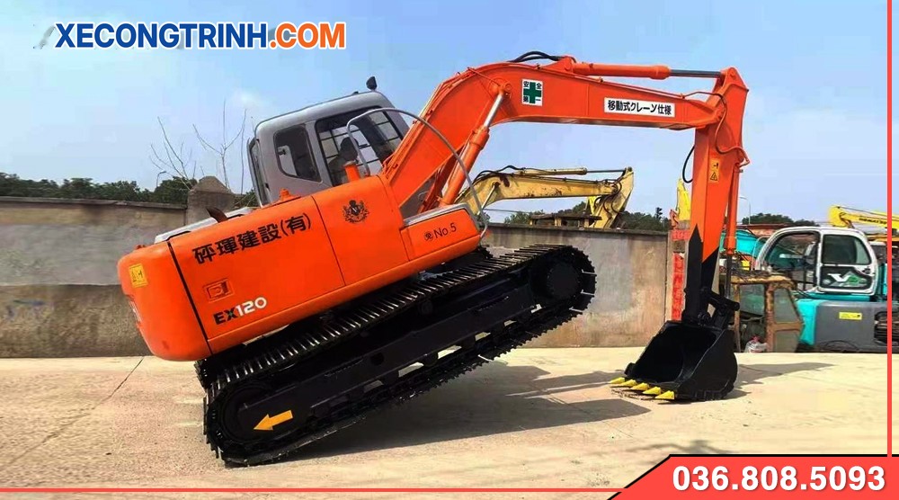 Máy xúc Hitachi EX120 mới 100