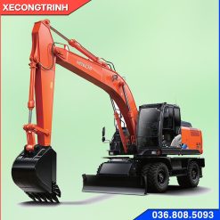 Máy xúc Hitachi Zaxis 75 bánh lốp