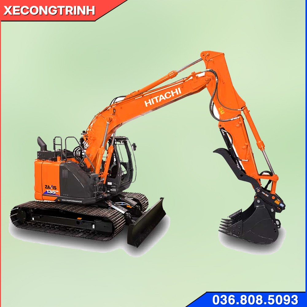 Máy xúc Hitachi Zx135 Mới